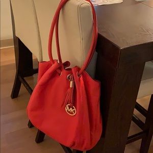 🍊Beautiful Orange Michael Kors Shoulder Bag🌈